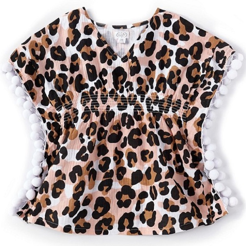 12-18M | New baby toddler leopard swimsuit cover